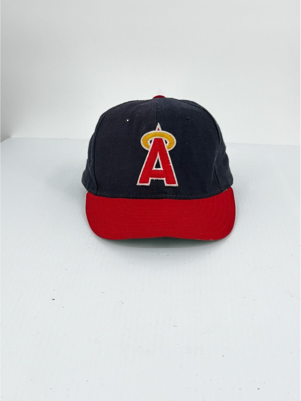 Vintage 90s California Angels Diamond Collection Wool Fitted Hat 6 5/8 USA MLB